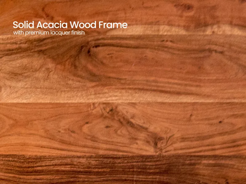 Diana Centre Table with Metal Frame and Wooden Top